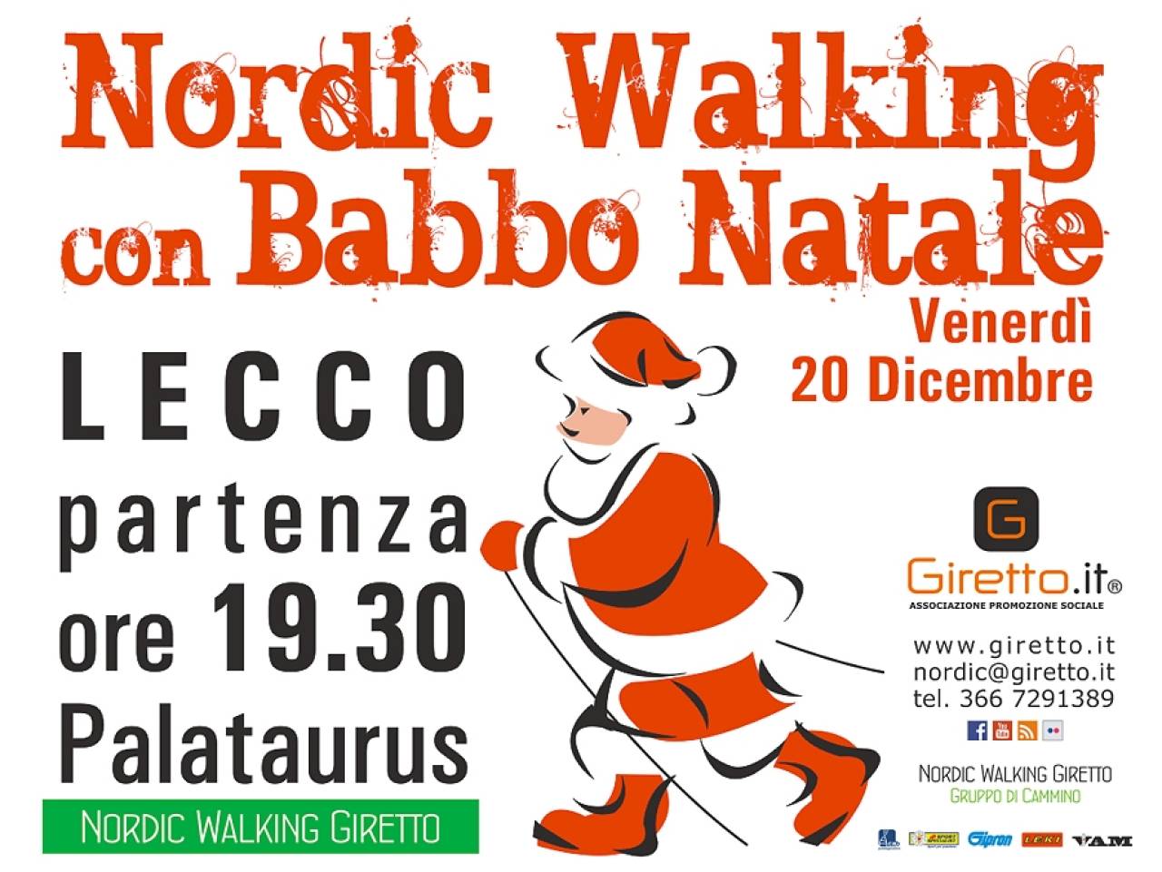 Nordic Walking con Babbo Natale - 2013